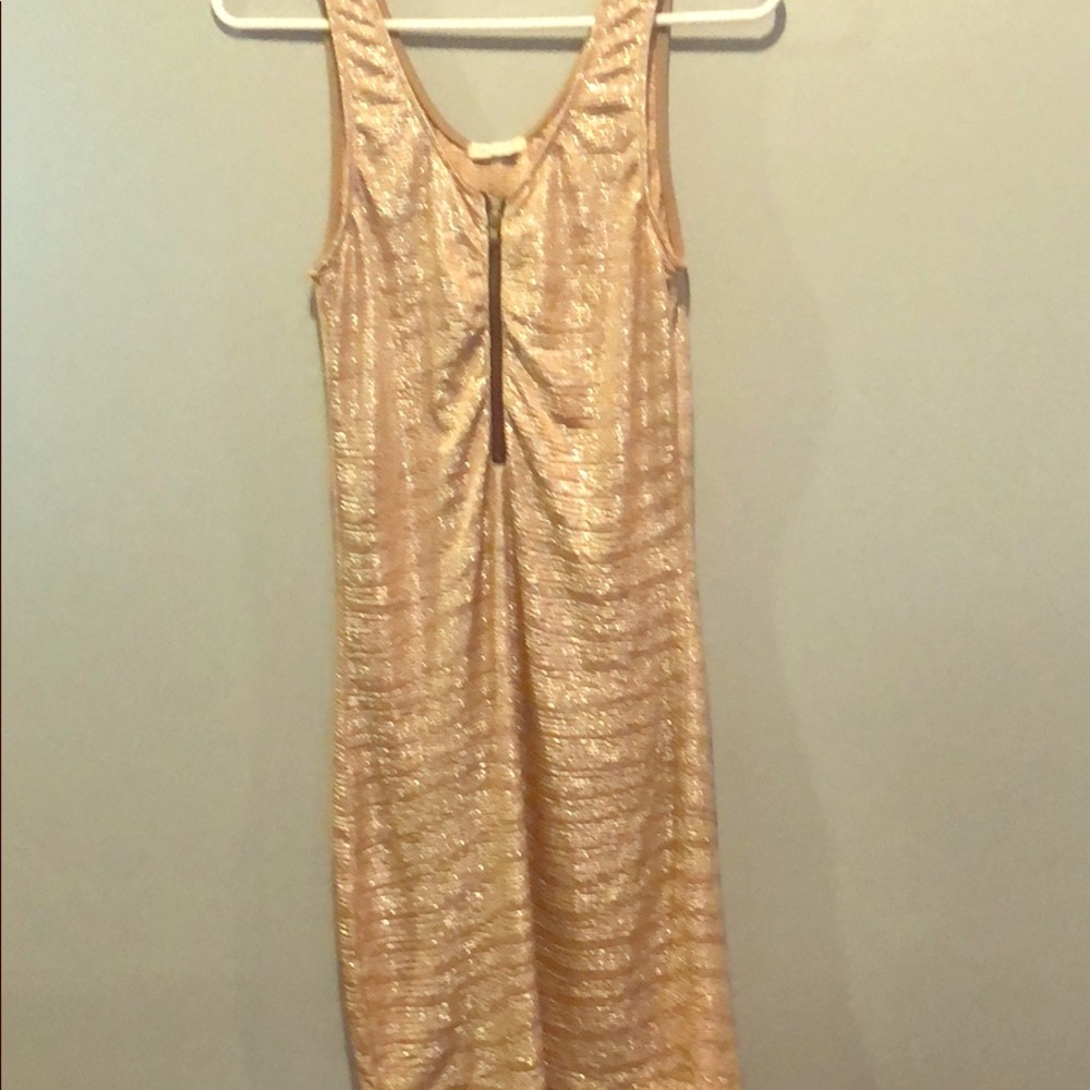 Gold dress